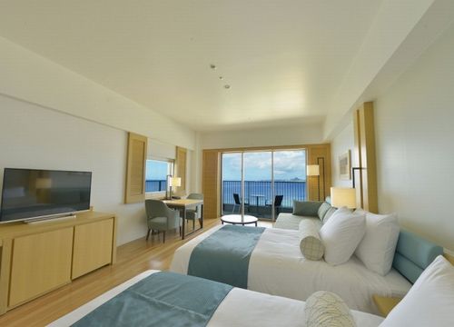 海洋翼楼露台海景双床房